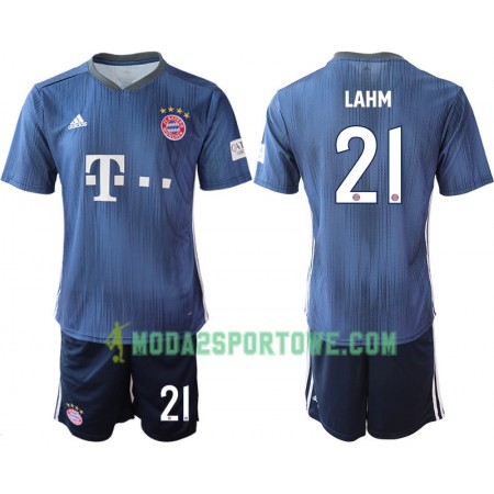 Koszulka Bayern Monachium LAHM 21 Dziecięcy Trzeci Stroje Piłkarskie 2018/19 Krótki Rękaw 